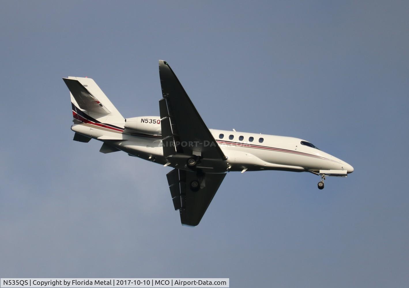N535QS, 2017 Cessna 680A Citation Latitude C/N 680A-0078, Net Jets
