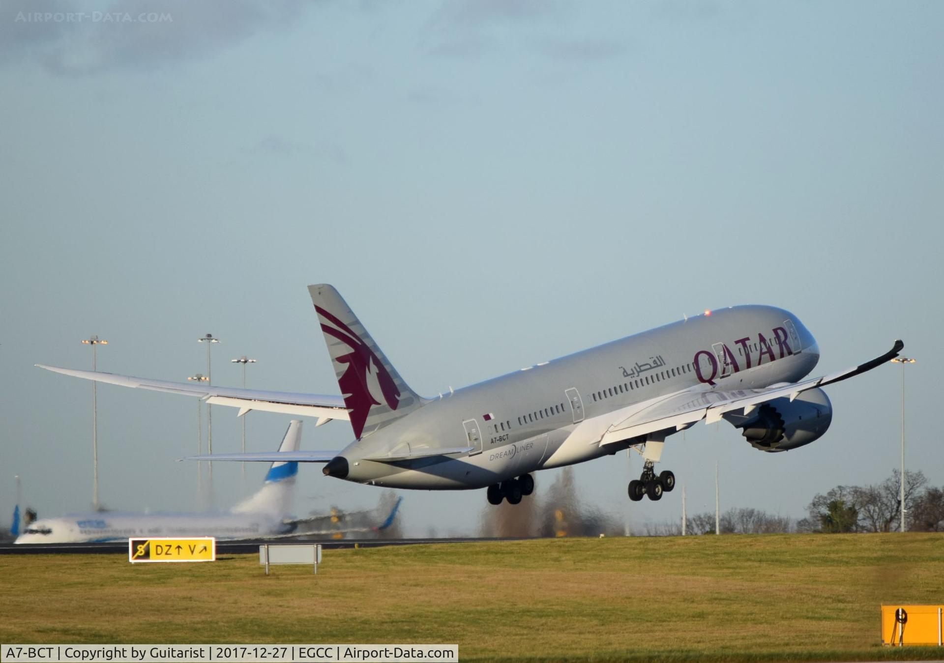 A7-BCT, 2015 Boeing 787-8 Dreamliner Dreamliner C/N 38338, At Manchester