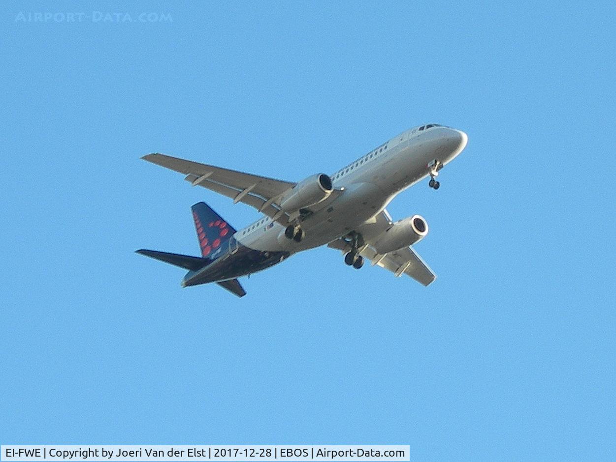 EI-FWE, 2016 Sukhoi SuperJet 100-95B C/N 95117, Moments before touchdown rwy 26
