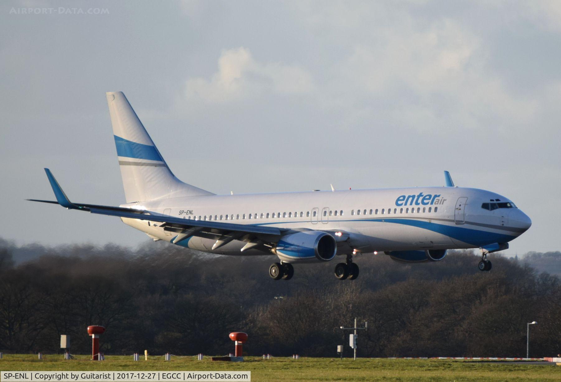 SP-ENL, 2002 Boeing 737-8CX C/N 32366, At Manchester