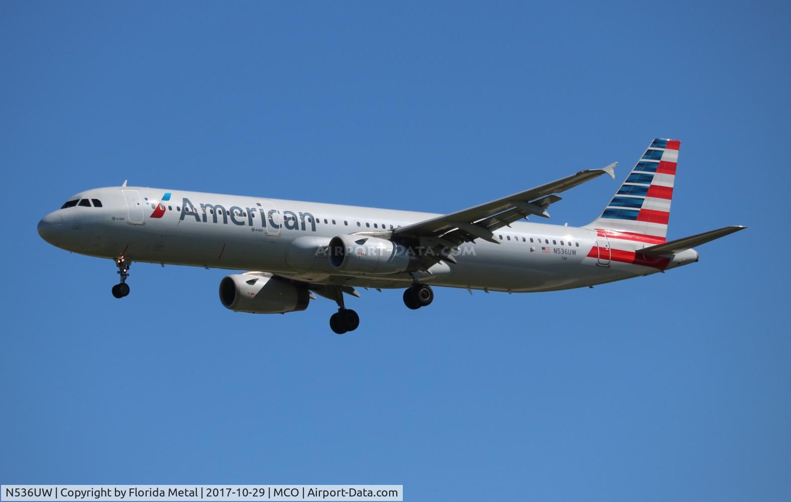 N536UW, 2009 Airbus A321-231 C/N 4025, American