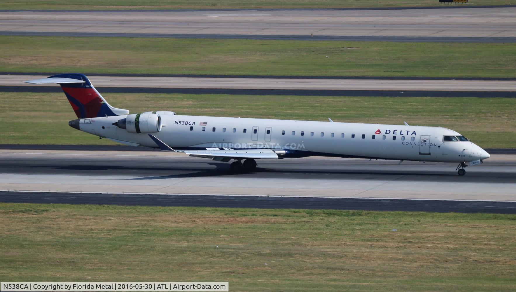 N538CA, 2008 Bombardier CRJ-900ER (CL-600-2D24) C/N 15157, Delta Connection