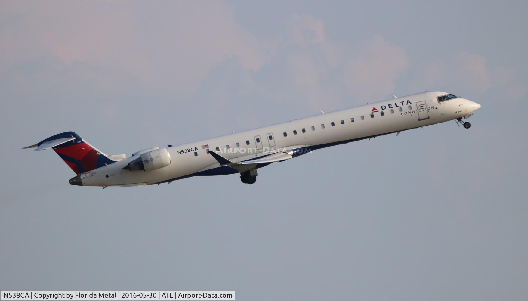 N538CA, 2008 Bombardier CRJ-900ER (CL-600-2D24) C/N 15157, Delta Connection