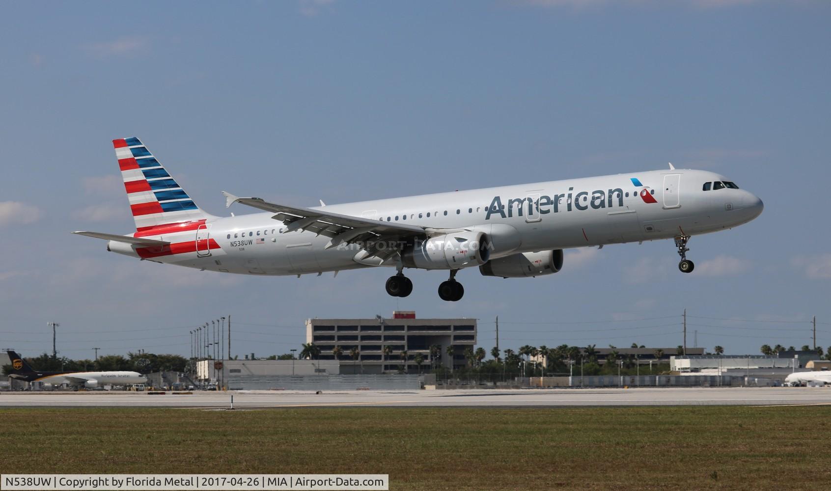 N538UW, 2009 Airbus A321-231 C/N 4050, American