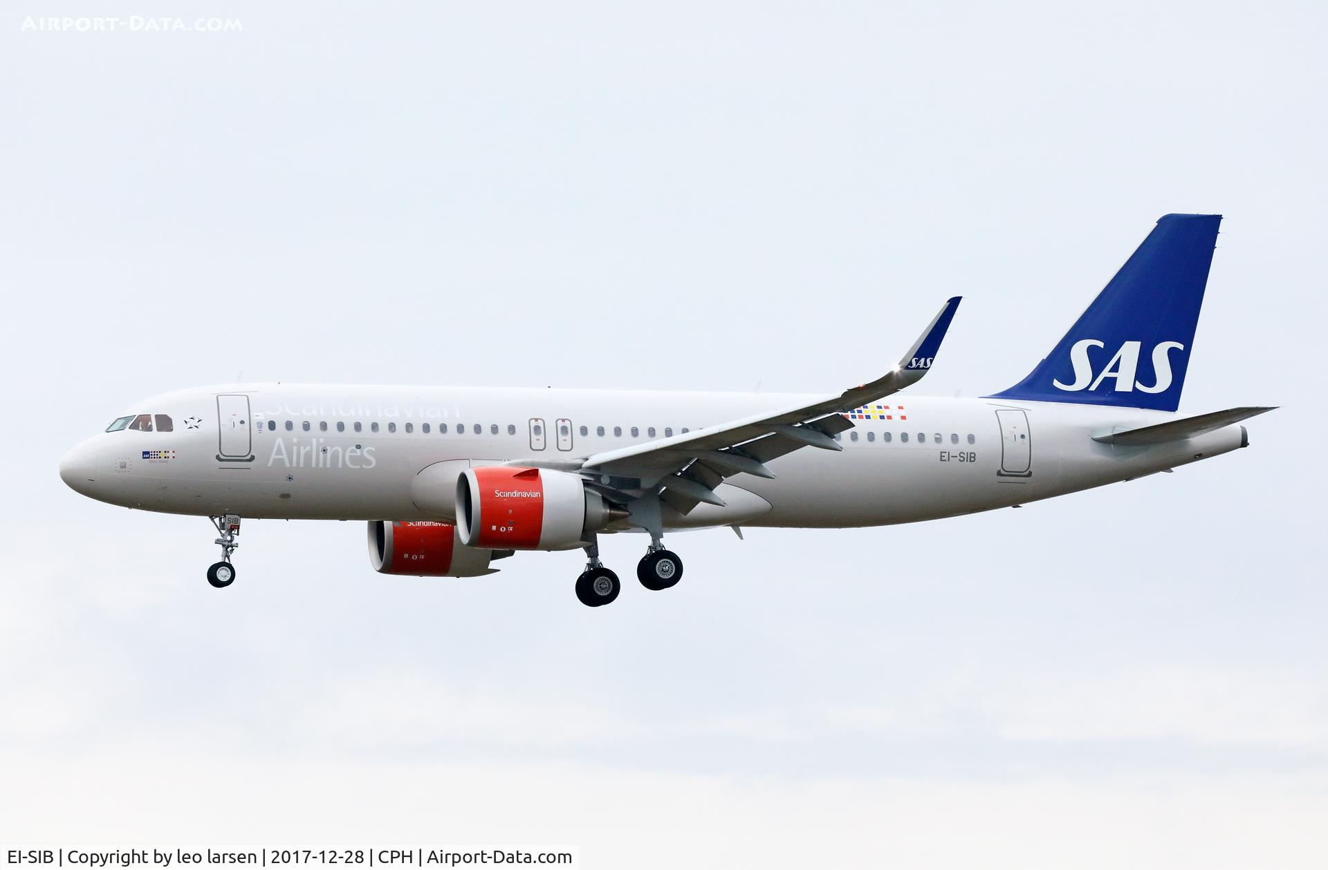 EI-SIB, 2017 Airbus A320-251N C/N 7951, Copenhagen 28.12.2017