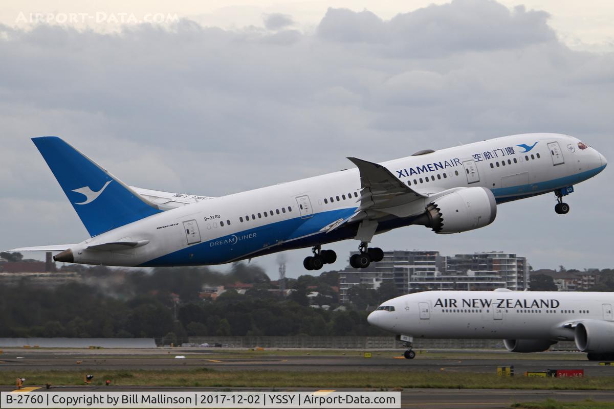 B-2760, 2015 Boeing 787-8 Dreamliner C/N 41540, AWAY HOME