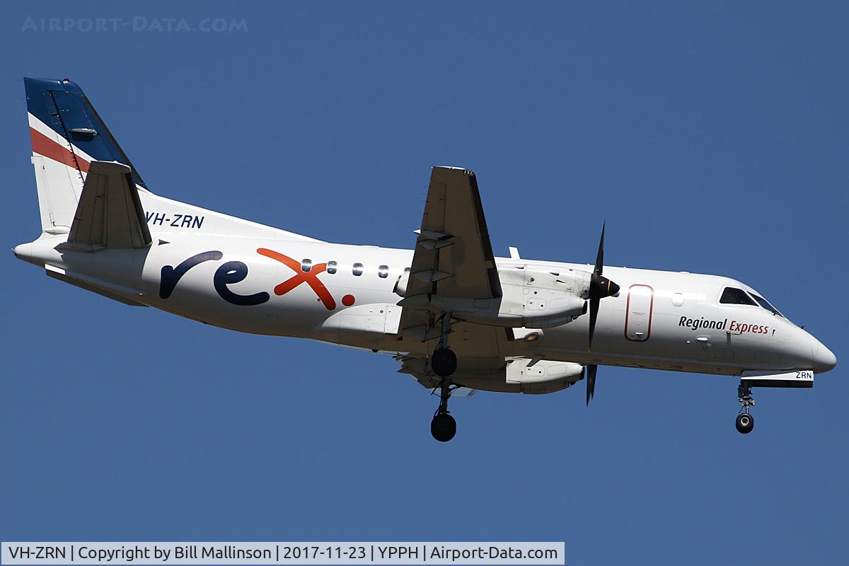 VH-ZRN, 1996 Saab 340B C/N 340B393, FINALS TO 21