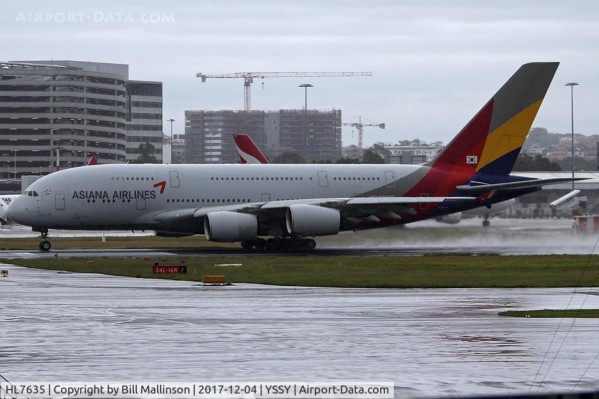 HL7635, 2015 Airbus A380-841 C/N 183, A WET 16R