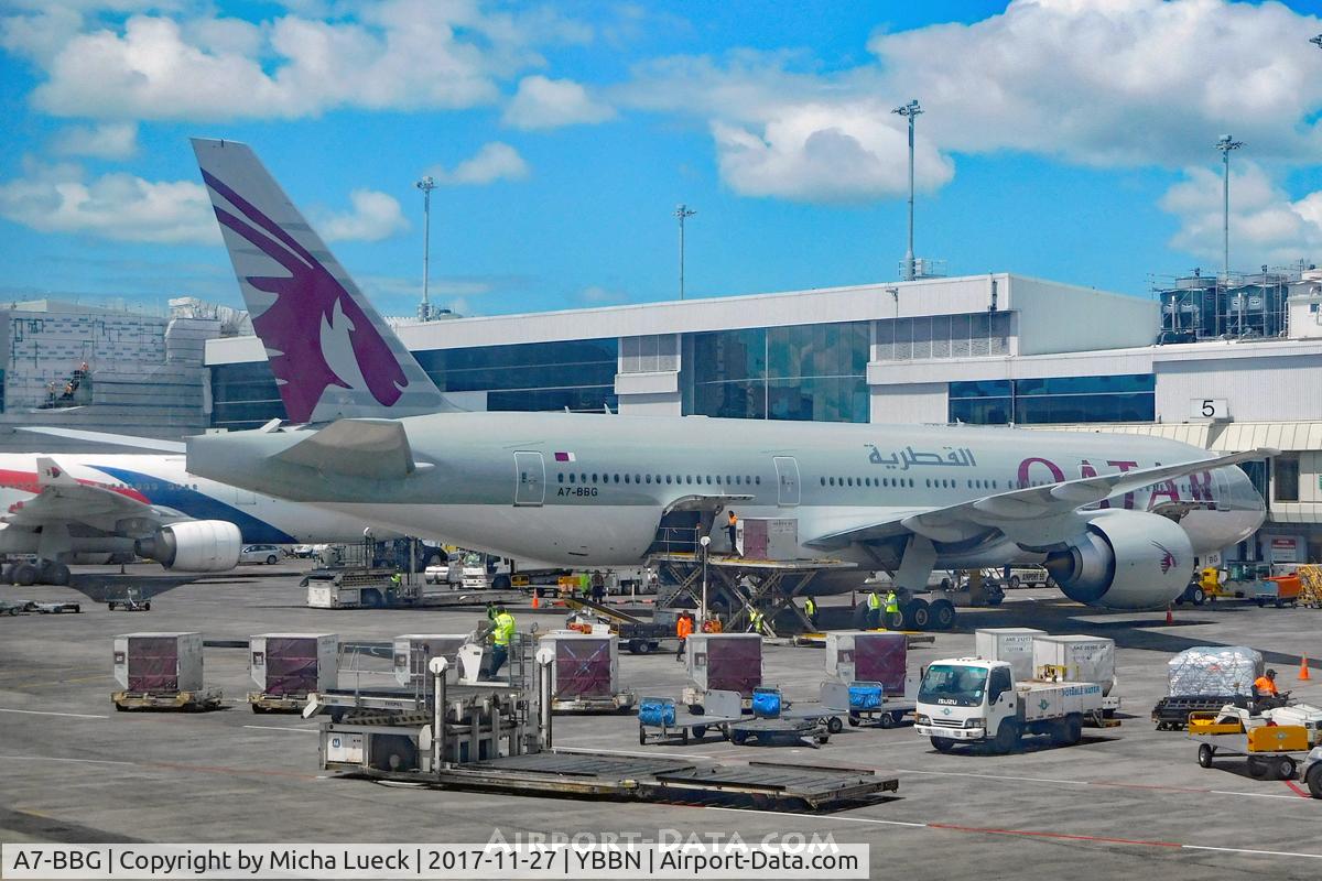 A7-BBG, 2010 Boeing 777-2DZ/LR C/N 36101, At Brisbane