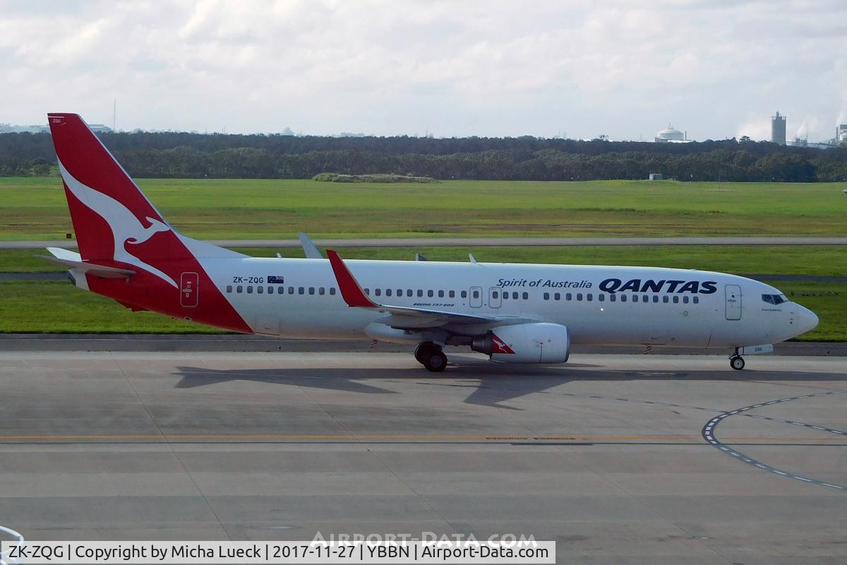 ZK-ZQG, 2011 Boeing 737-838 C/N 34190, At Brisbane
