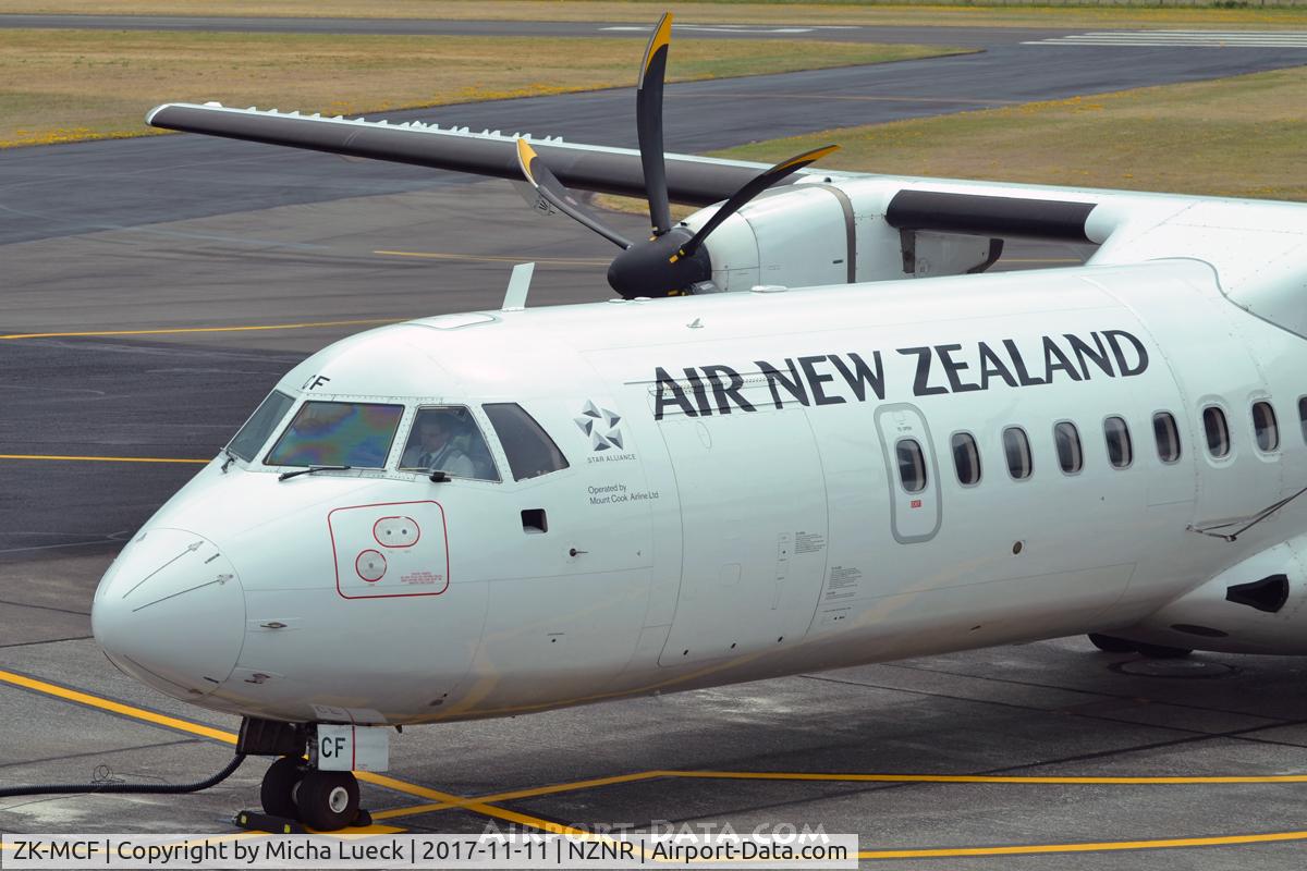 ZK-MCF, 1999 ATR 72-212A C/N 600, At Napier/Hastings