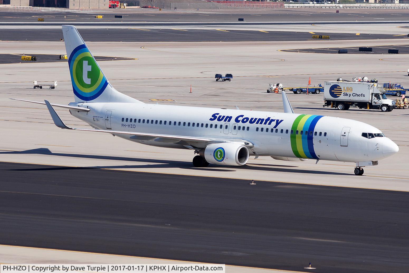 PH-HZO, 2007 Boeing 737-8K2 C/N 34169, A temporary name change.