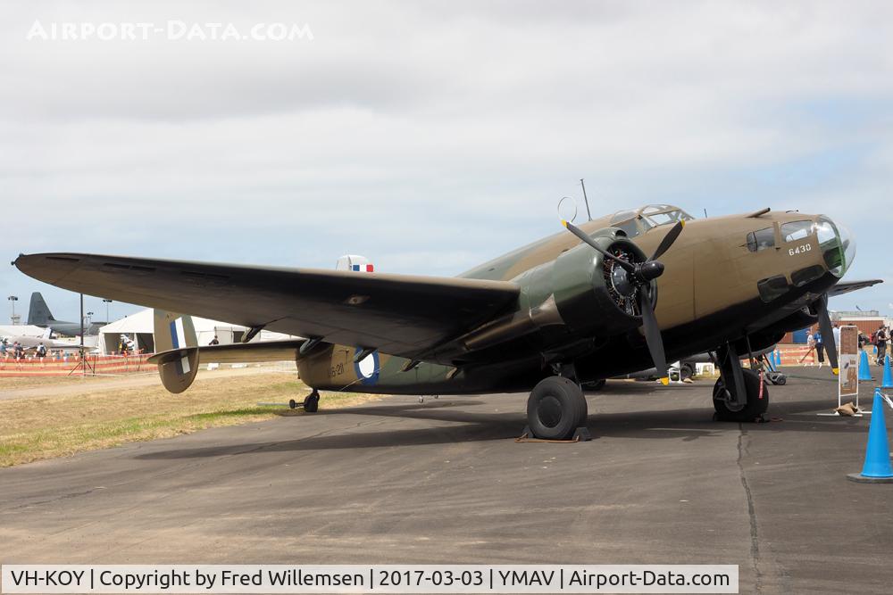 VH-KOY, 1939 Lockheed Hudson IVA C/N 6041, 
