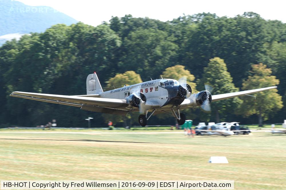 HB-HOT, 1939 Junkers Ju-52/3m g4e C/N 6595, JU-AIR