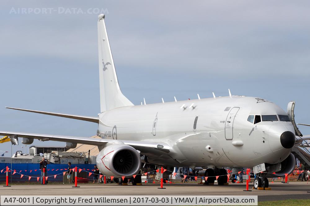 A47-001, 2016 Boeing P-8A Poseidon C/N 62288, 11SQ