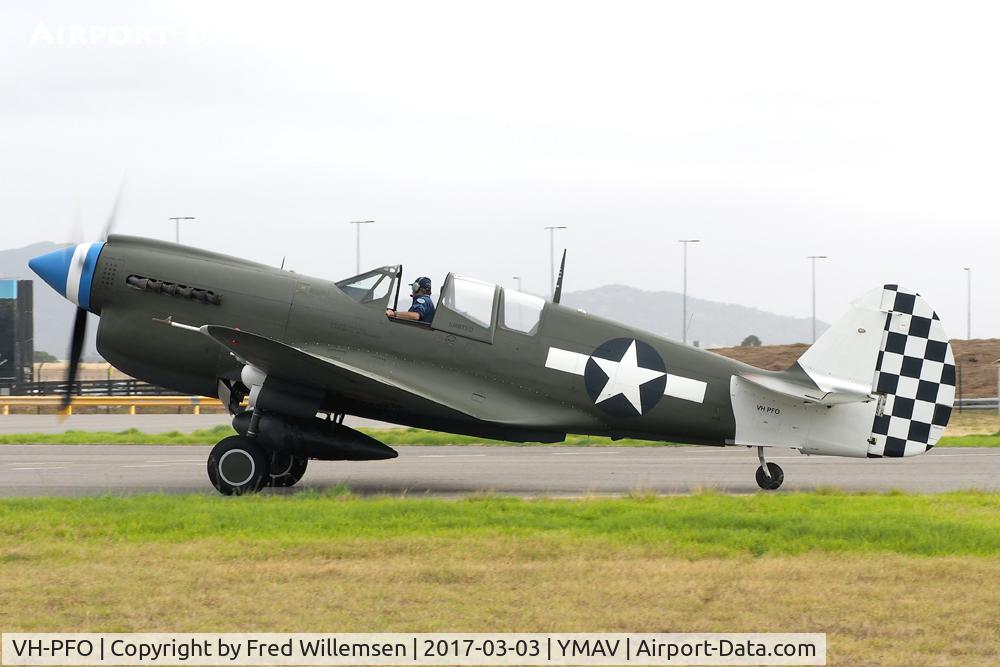 VH-PFO, 1942 Curtiss P-40N-5-CU Warhawk C/N 28738, 