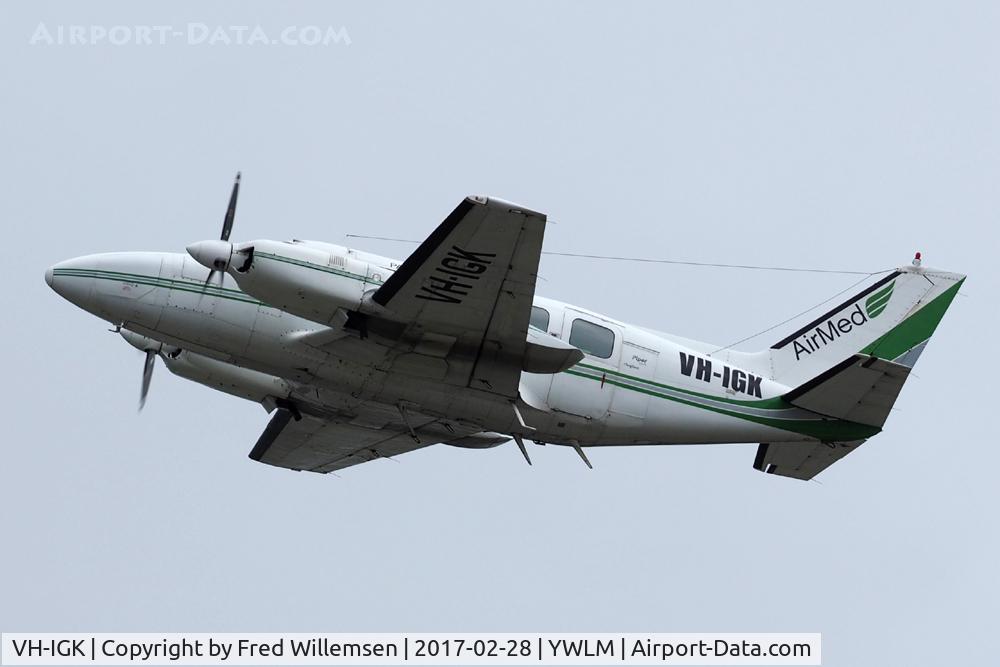 VH-IGK, 1977 Piper PA-31-350 Chieftain C/N 31-7752190, AIRMED