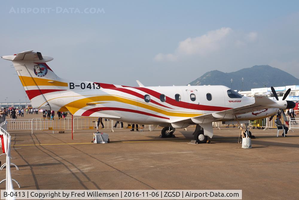 B-0413, 2010 Pilatus PC-12/47E C/N 1209, AVIC