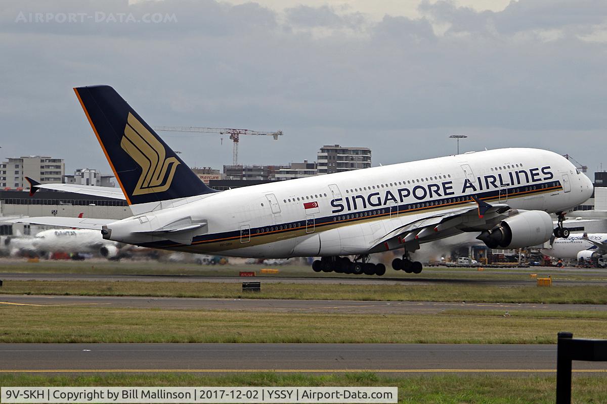 9V-SKH, 2008 Airbus A380-841 C/N 021, AWAY HOME