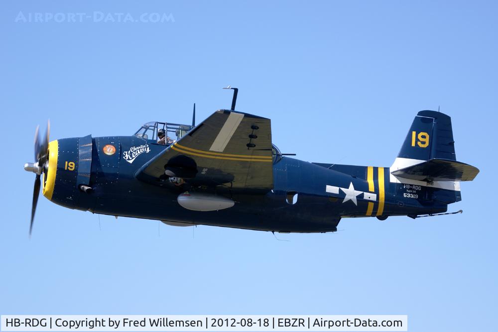 HB-RDG, 1945 Grumman TBM-3R Avenger C/N 3381, 