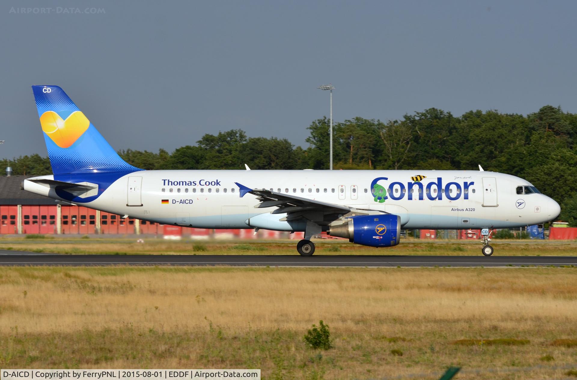 D-AICD, 1998 Airbus A320-212 C/N 0884, Condor A320 departing