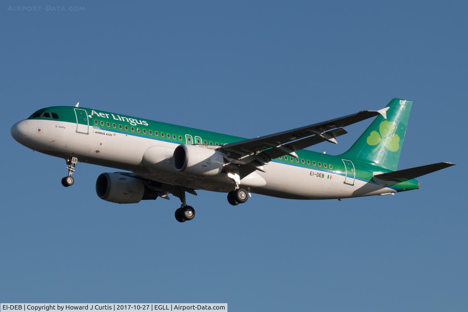 EI-DEB, 2004 Airbus A320-214 C/N 2206, On approach