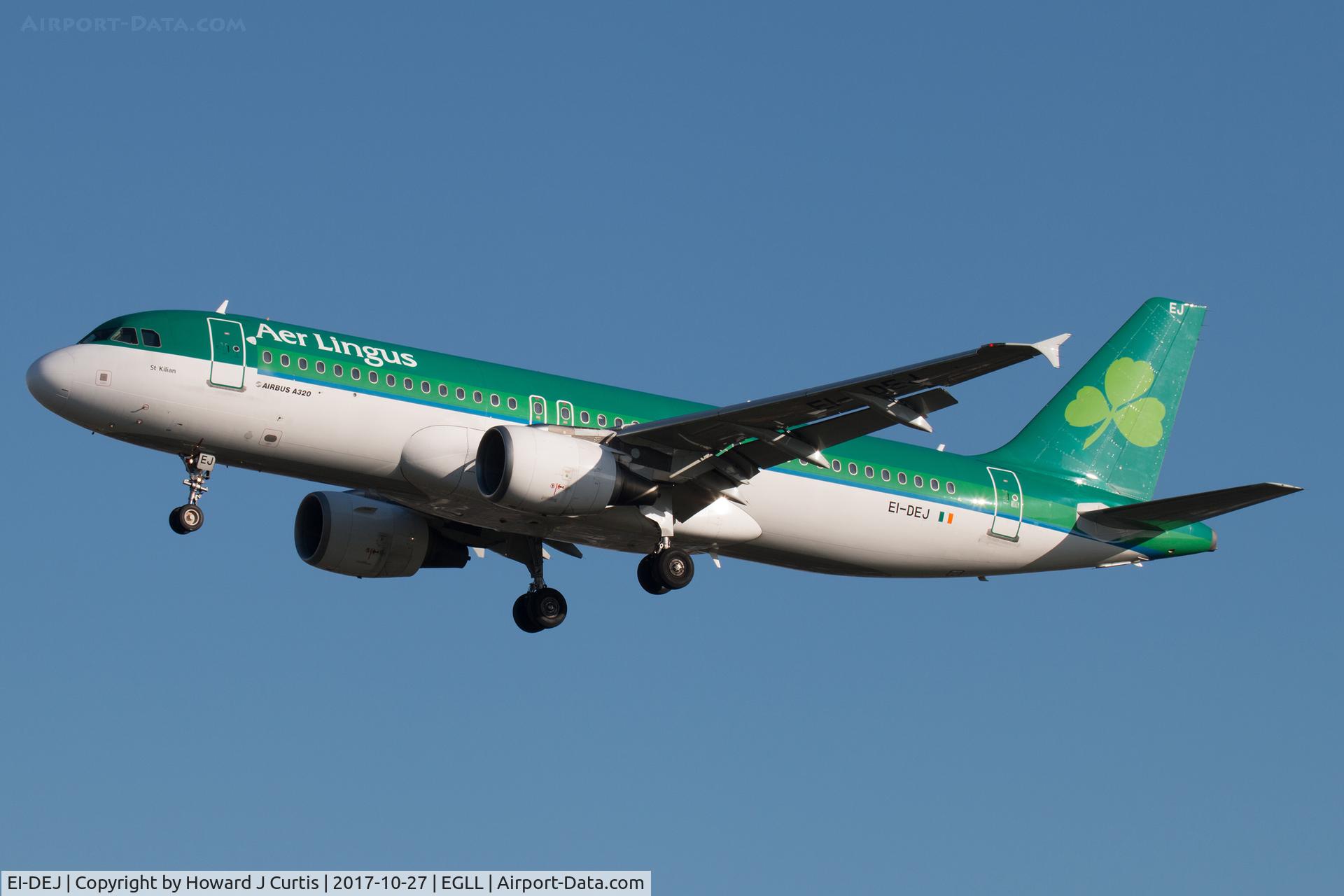 EI-DEJ, 2005 Airbus A320-214 C/N 2364, On approach