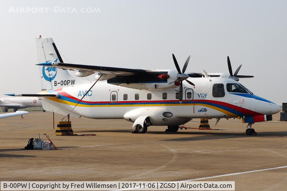 B-00PW, AVIC Y-12F C/N Not found B-00PW, 