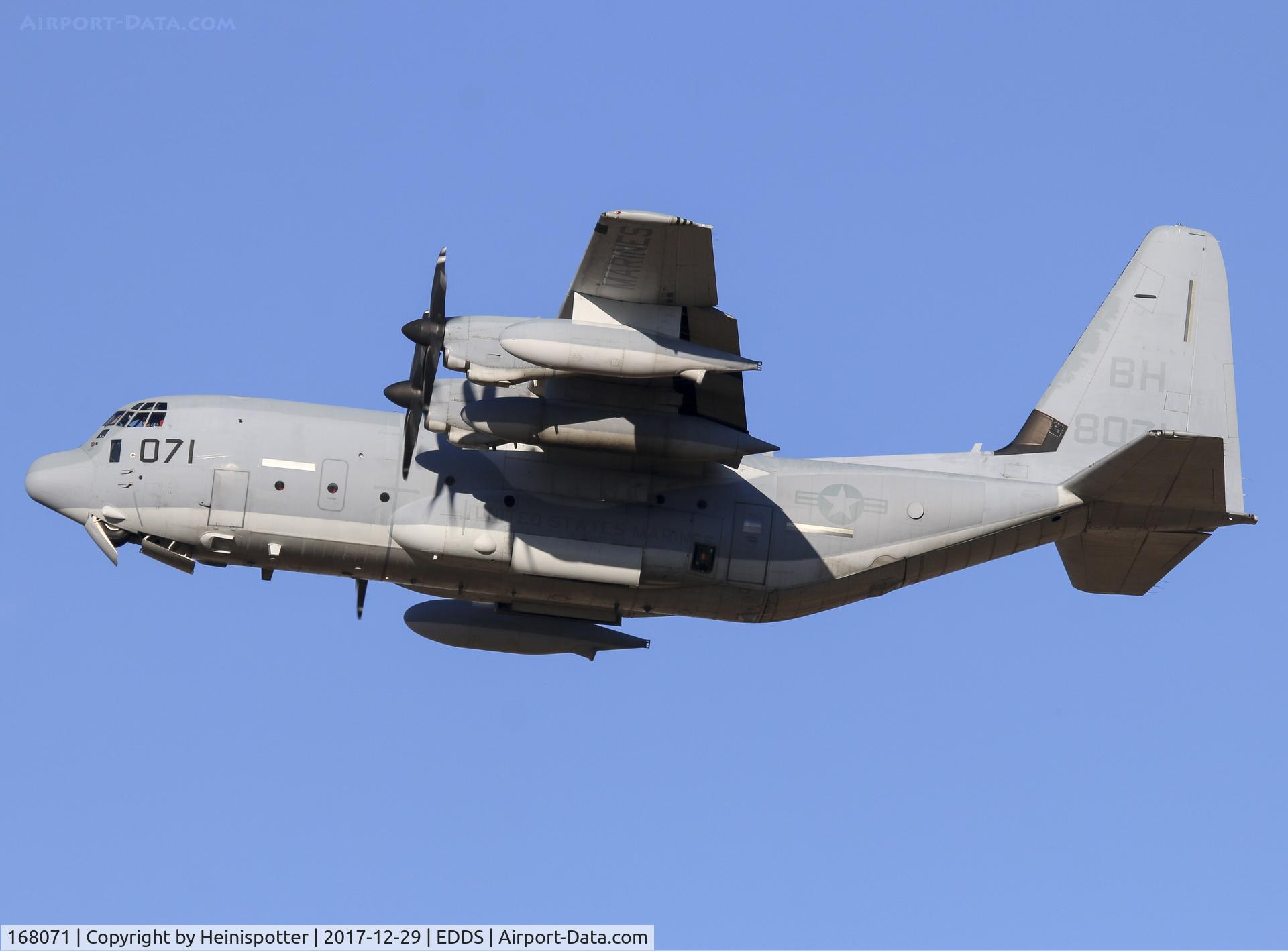 168071, Lockheed KC-130J Hercules C/N 382-5676, 168071 at Stuttgart Airport.