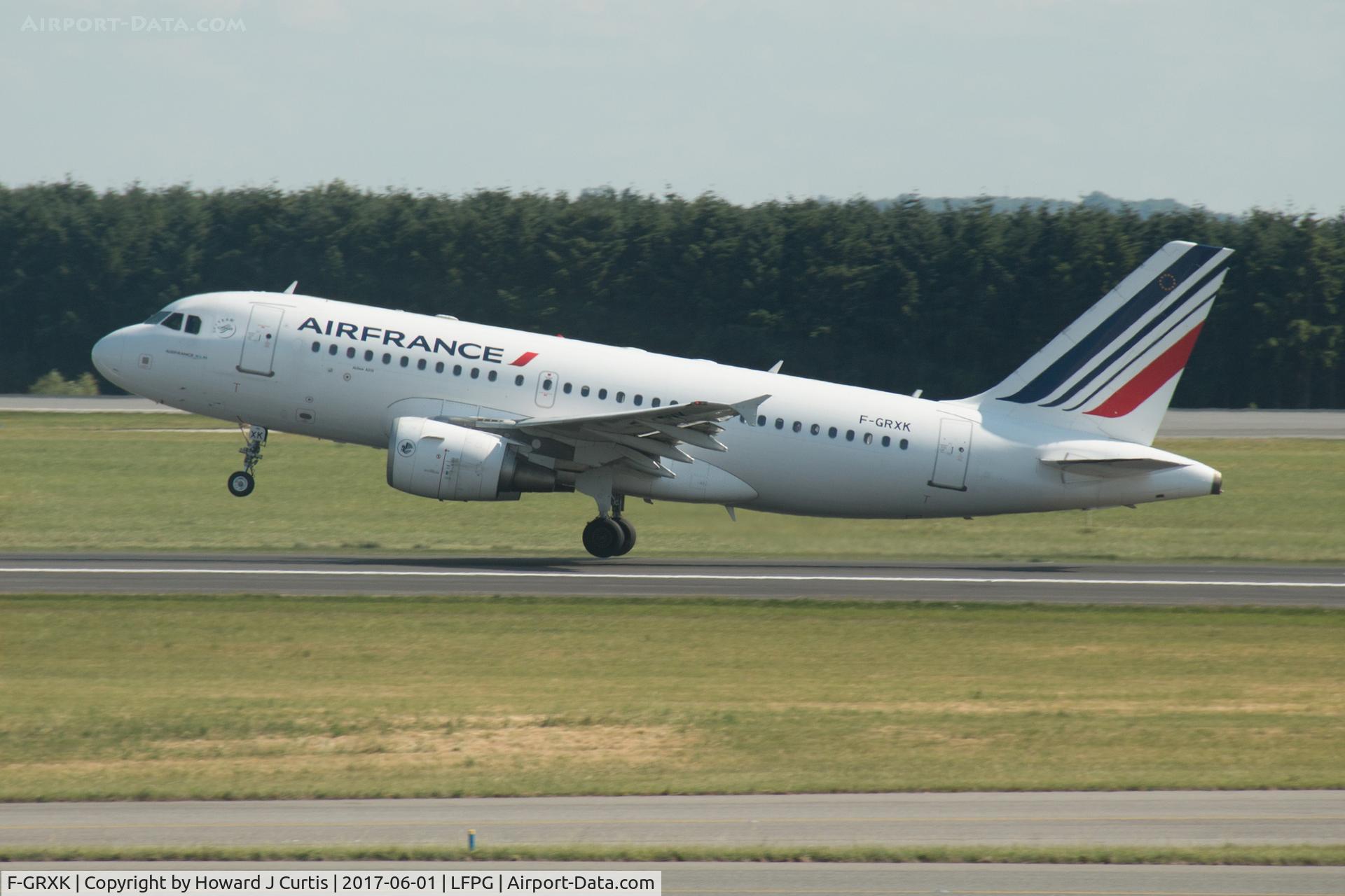 F-GRXK, 2006 Airbus A319-115LR C/N 2716, On departure