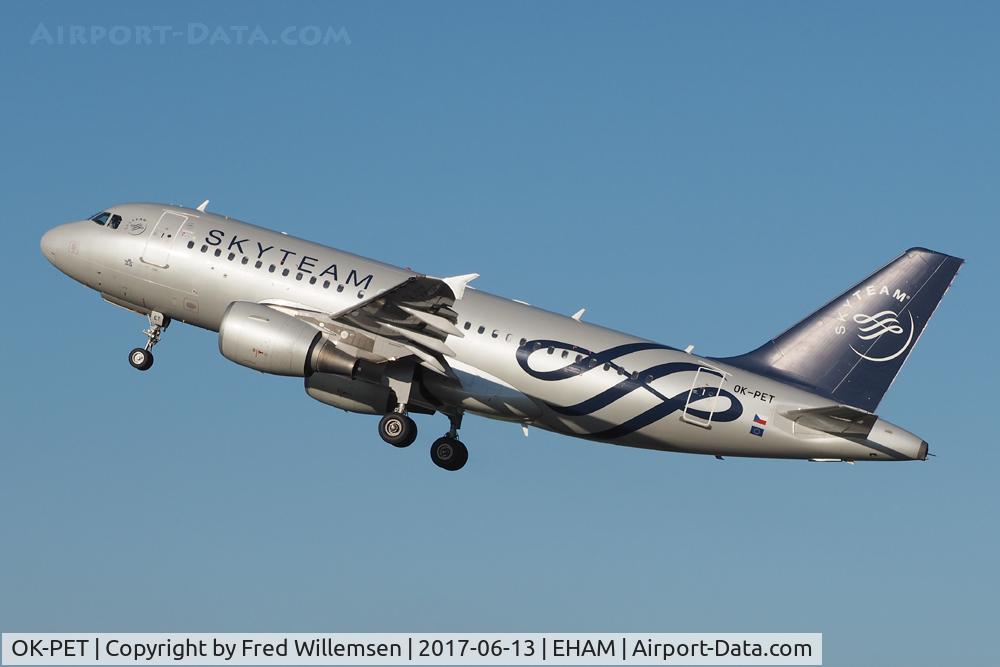 OK-PET, 2010 Airbus A319-112 C/N 4258, CSA-SKYTEAM