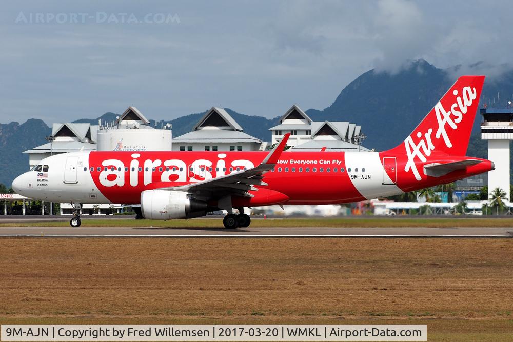 9M-AJN, 2014 Airbus A320-216 C/N 6145, AIRASIA
