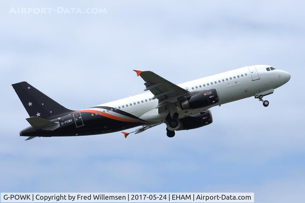 G-POWK, 2011 Airbus A320-233 C/N 4701, TITAN