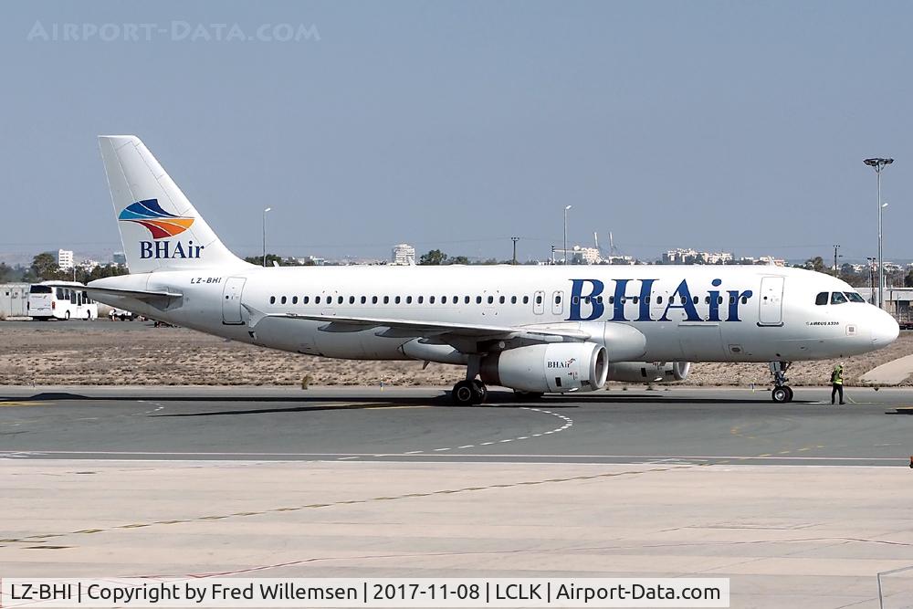 LZ-BHI, 2007 Airbus A320-214 C/N 3125, BHAir