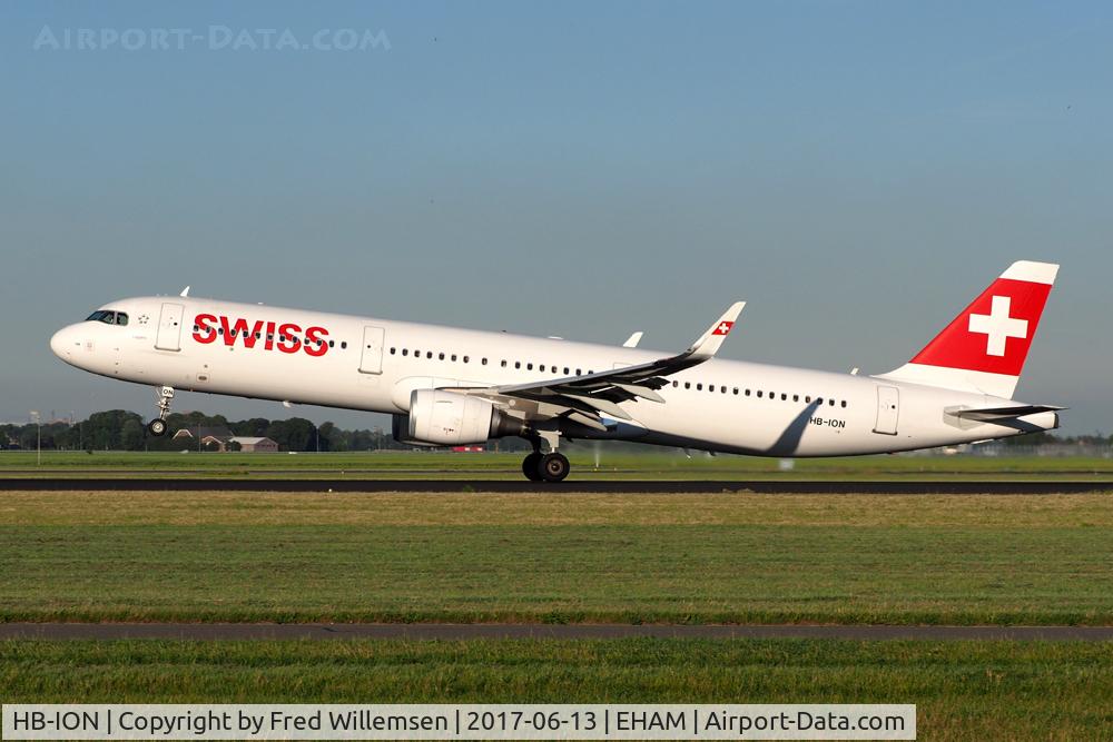 HB-ION, 2013 Airbus A321-212 C/N 5567, SWISS