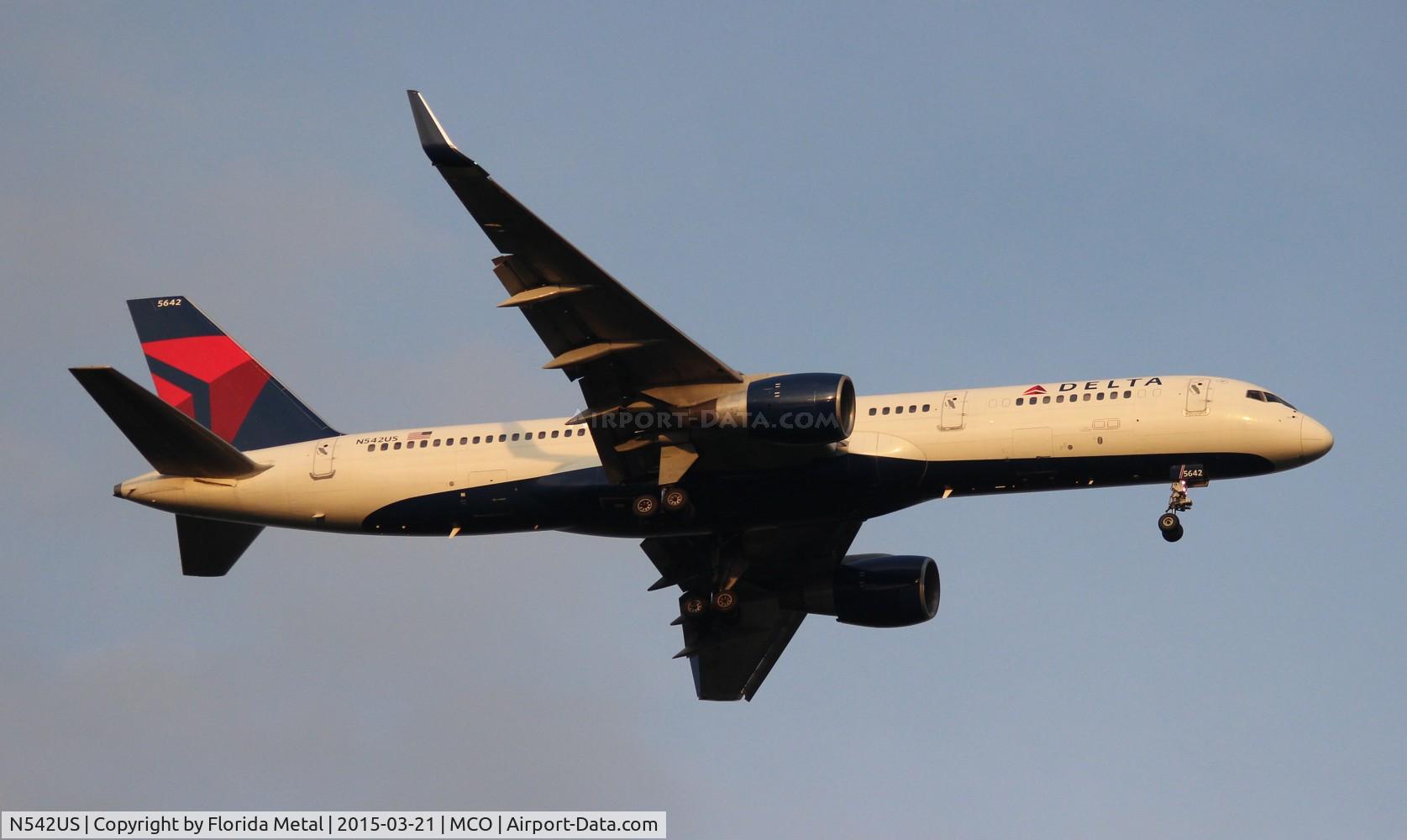 N542US, 1996 Boeing 757-251 C/N 26489, Delta