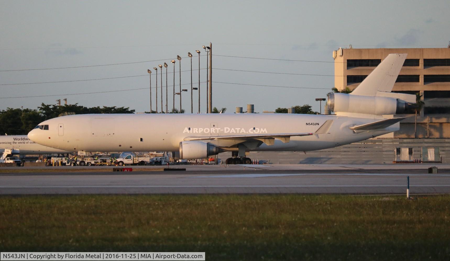 N543JN, 1994 McDonnell Douglas MD-11F C/N 48543, Western Global
