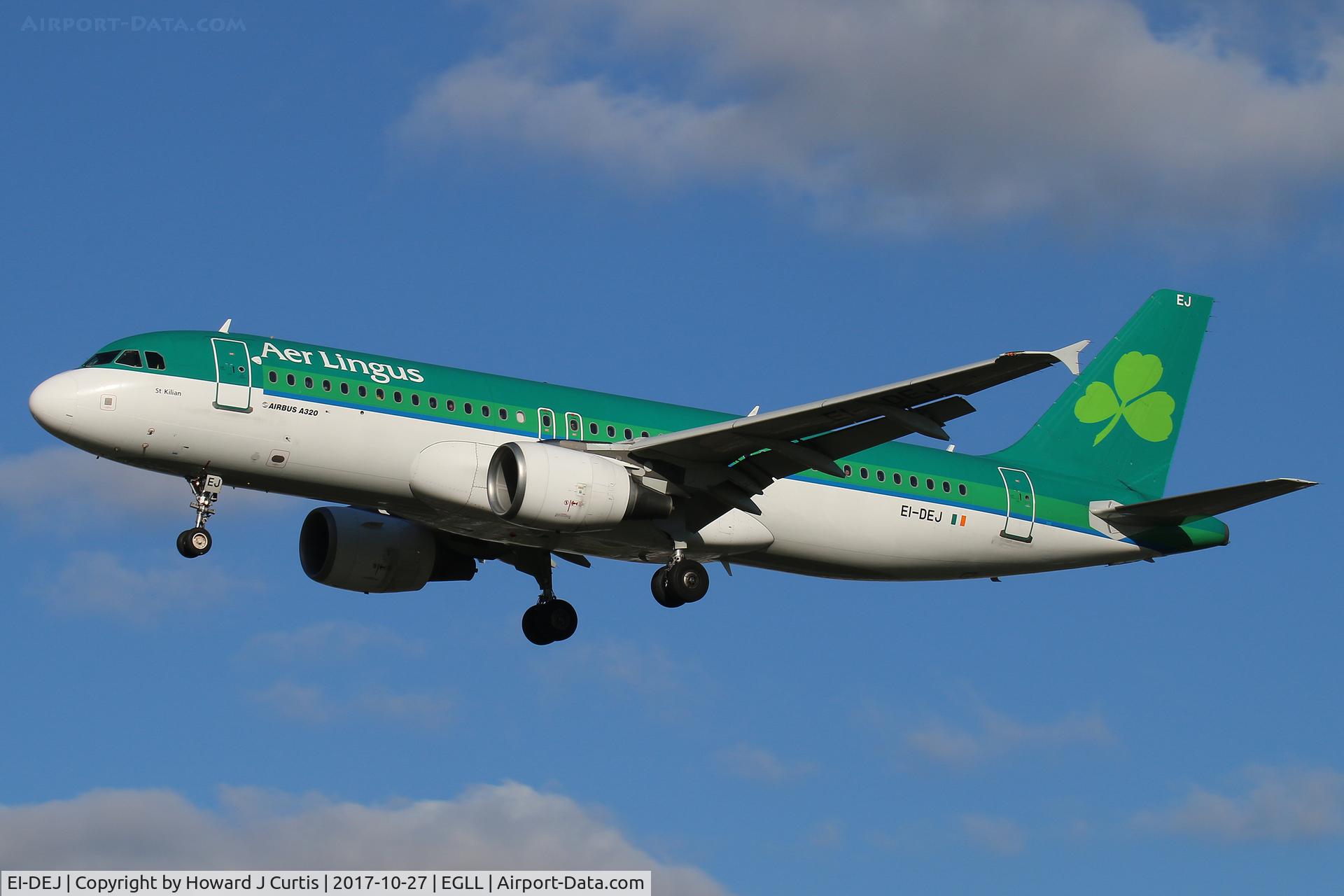 EI-DEJ, 2005 Airbus A320-214 C/N 2364, On approach