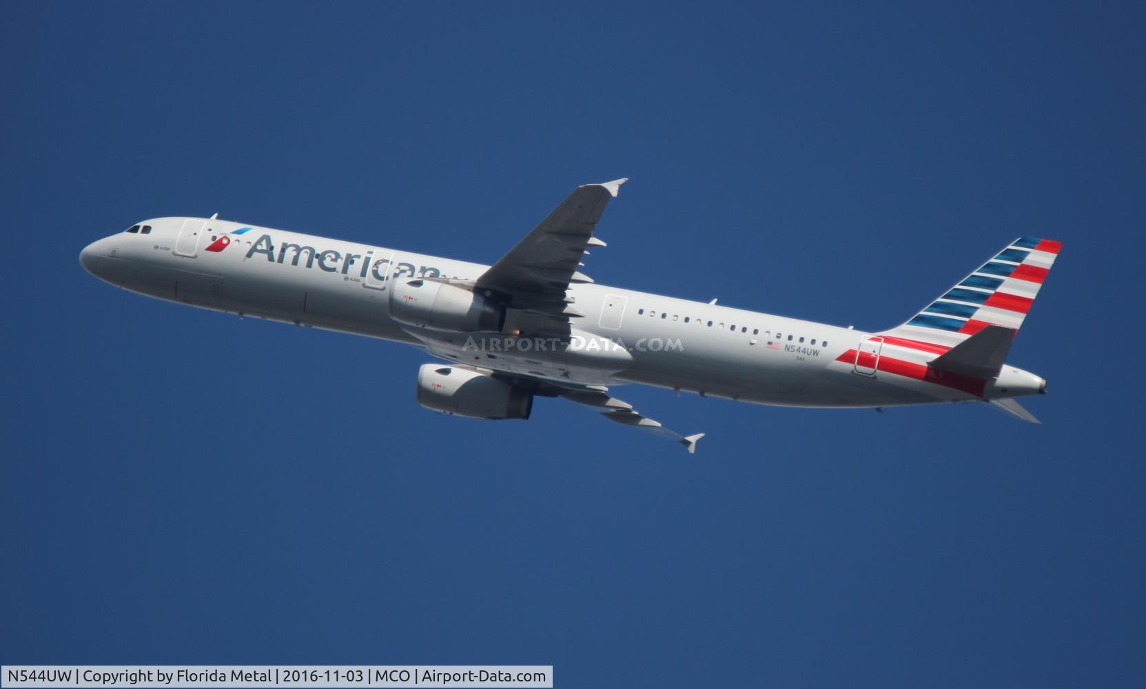 N544UW, 2011 Airbus A321-231 C/N 4847, American