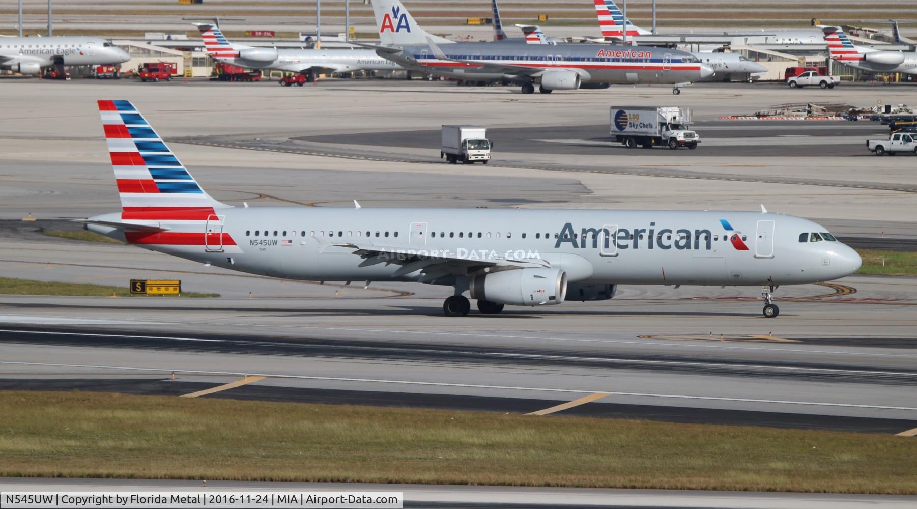 N545UW, 2011 Airbus A321-231 C/N 4850, American