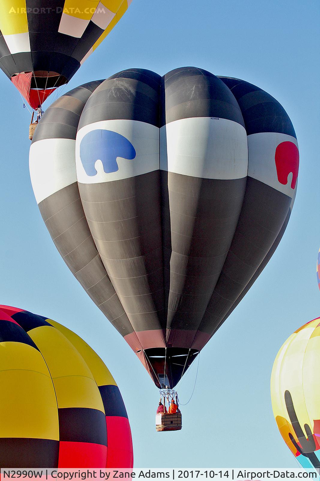 N2990W, 1986 Cameron Balloons Us V-77 C/N 5214, At the 2017 Albuquerque Balloon Fiesta