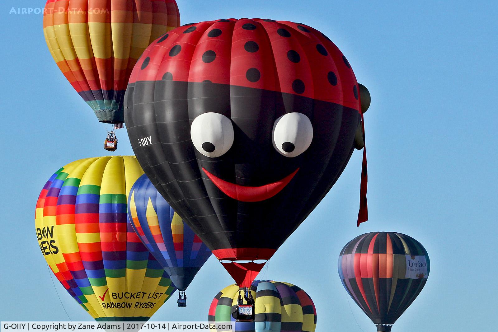 G-OIIY, 2015 UltraMagic S-70 C/N 70/10, At the 2017 Albuquerque Balloon Fiesta