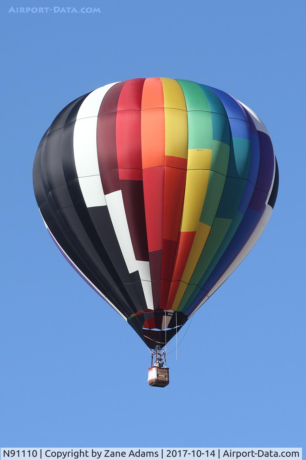 N91110, 1993 Aerostar International Inc RAVEN S49A C/N S49A-3166, At the 2017 Albuquerque Balloon Fiesta