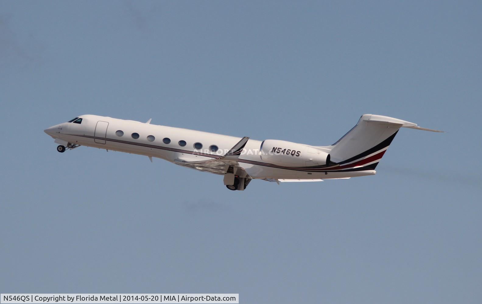 N546QS, 2008 Gulfstream Aerospace GV-SP (G550) C/N 5190, Net Jets