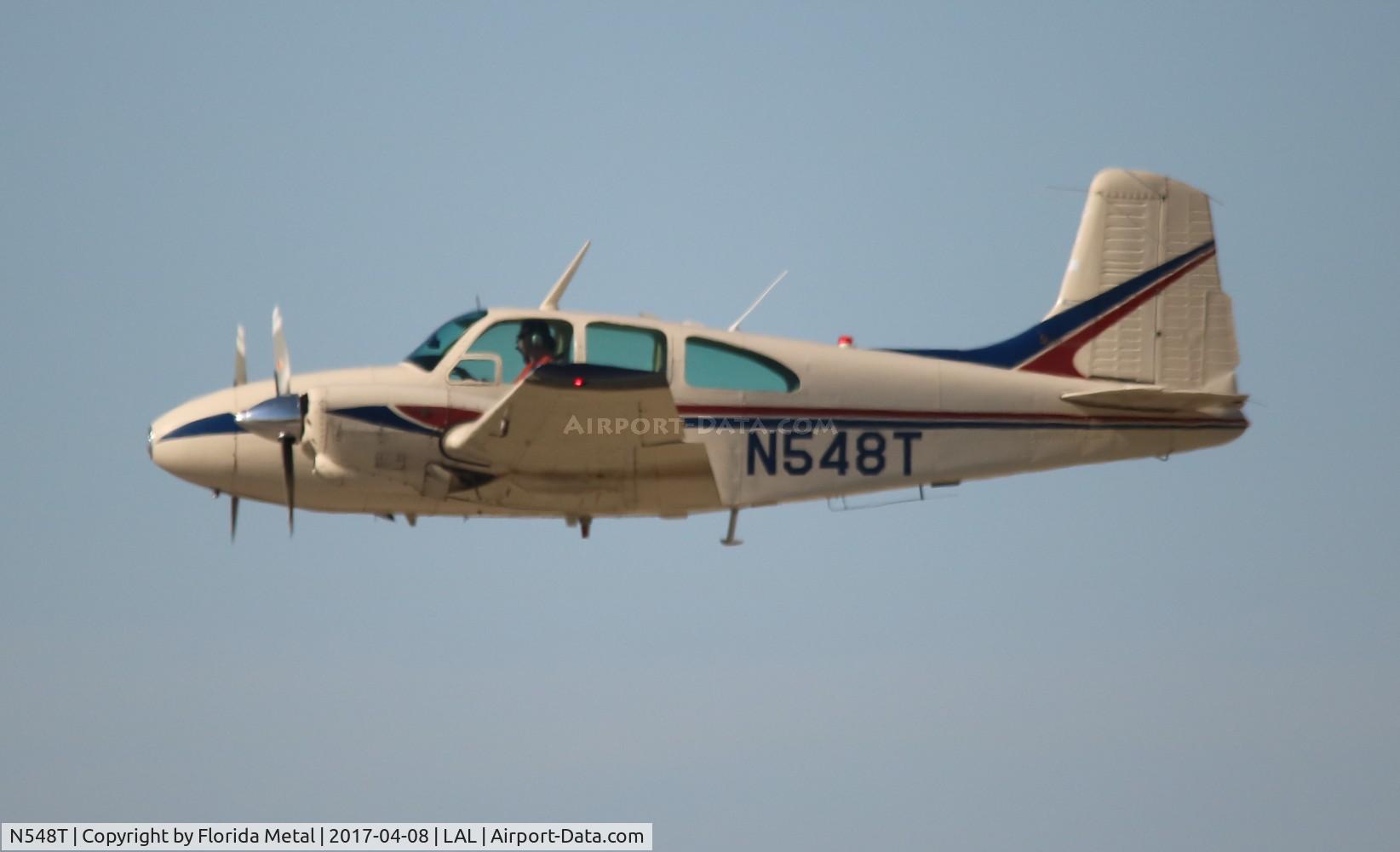N548T, 1961 Beech B95A Travel Air C/N TD-455, Beech 95