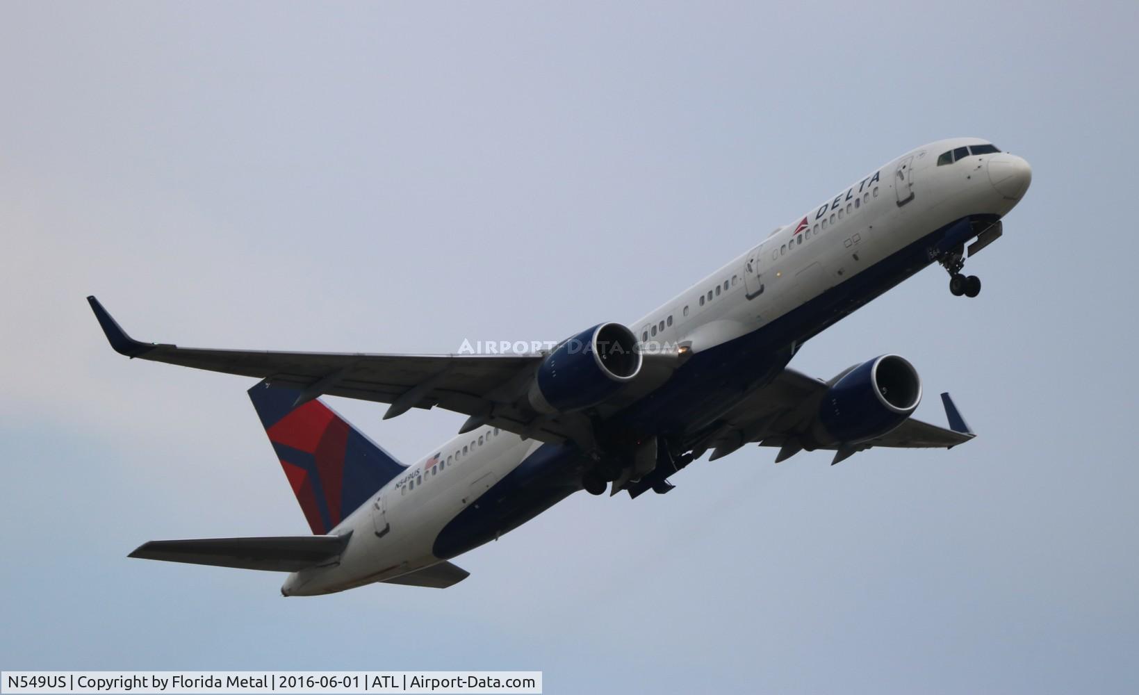 N549US, 1996 Boeing 757-251 C/N 26496, Delta