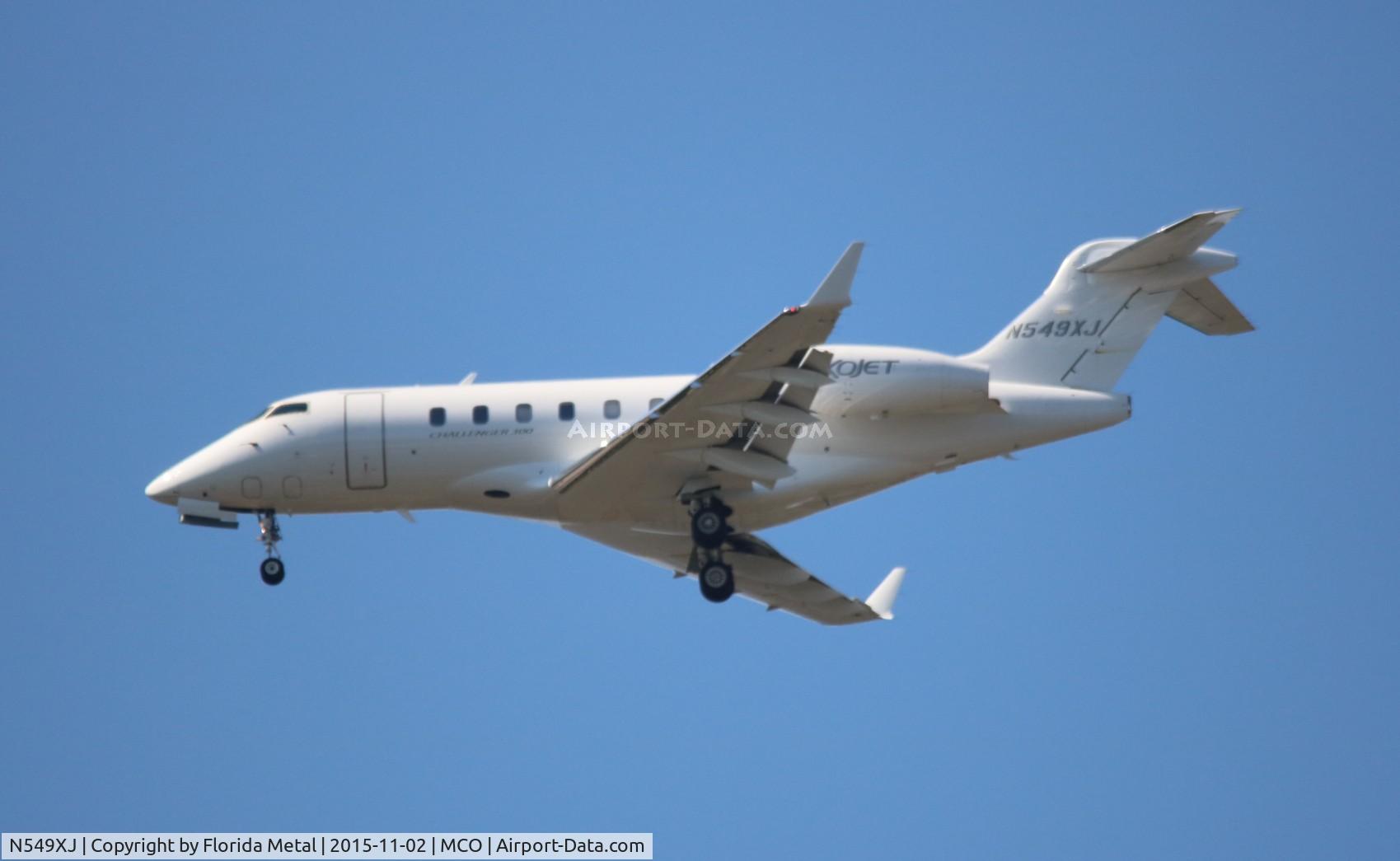N549XJ, 2011 Bombardier Challenger 300 (BD-100-1A10) C/N 20322, Challenger 300