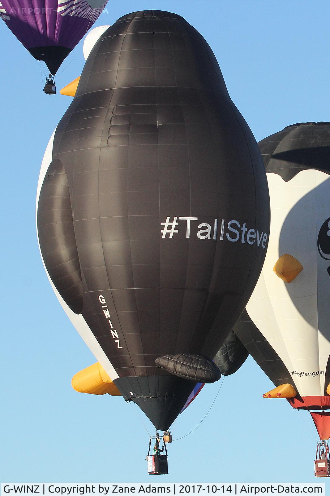 G-WINZ, 2017 Lindstrand LTL Series Special Penguin C/N 050, At the 2017 Albuquerque Balloon Fiesta