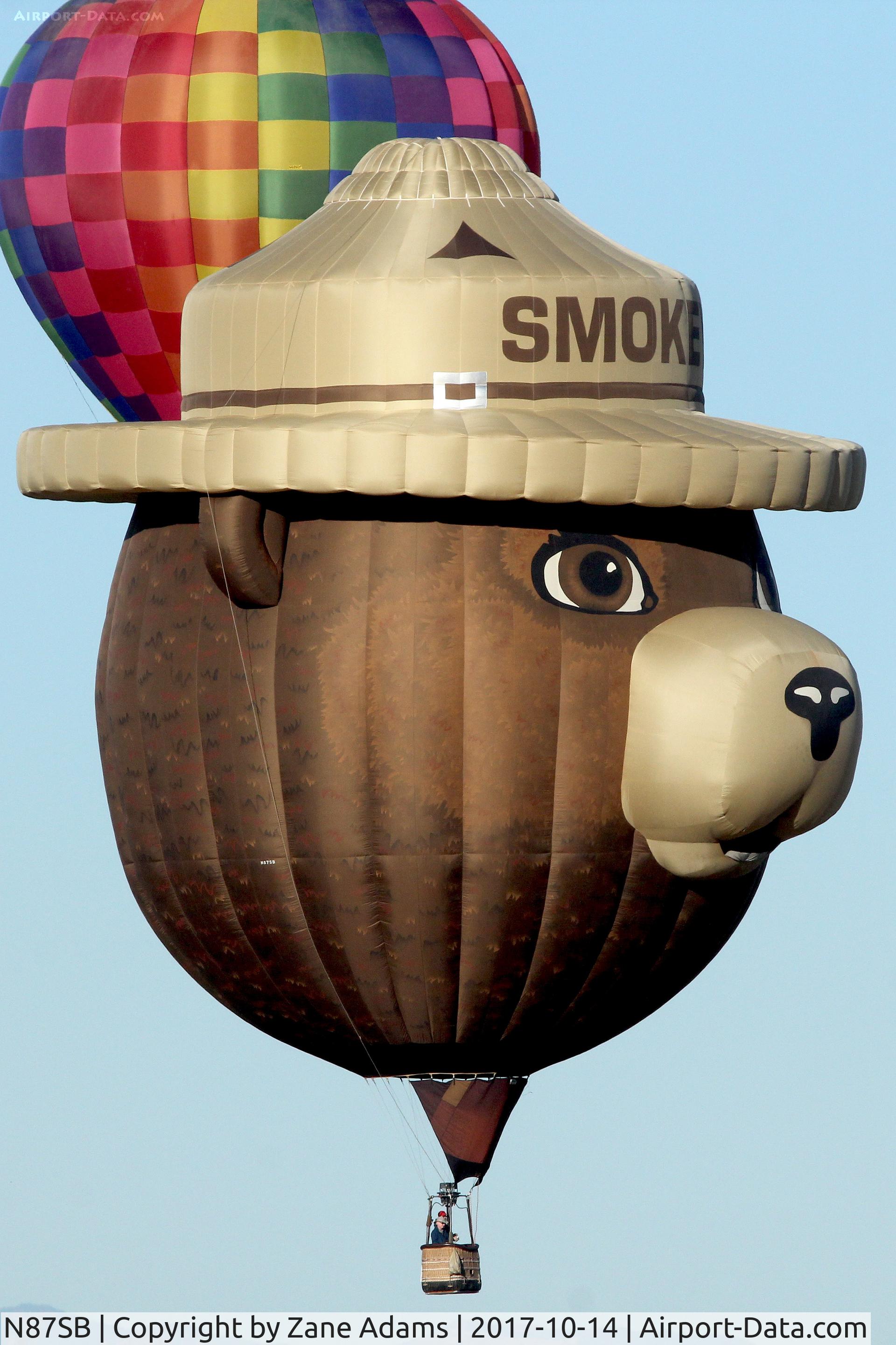 N87SB, 1993 Aerostar International Inc SP I C/N SPI-3001, At the 2017 Albuquerque Balloon Fiesta