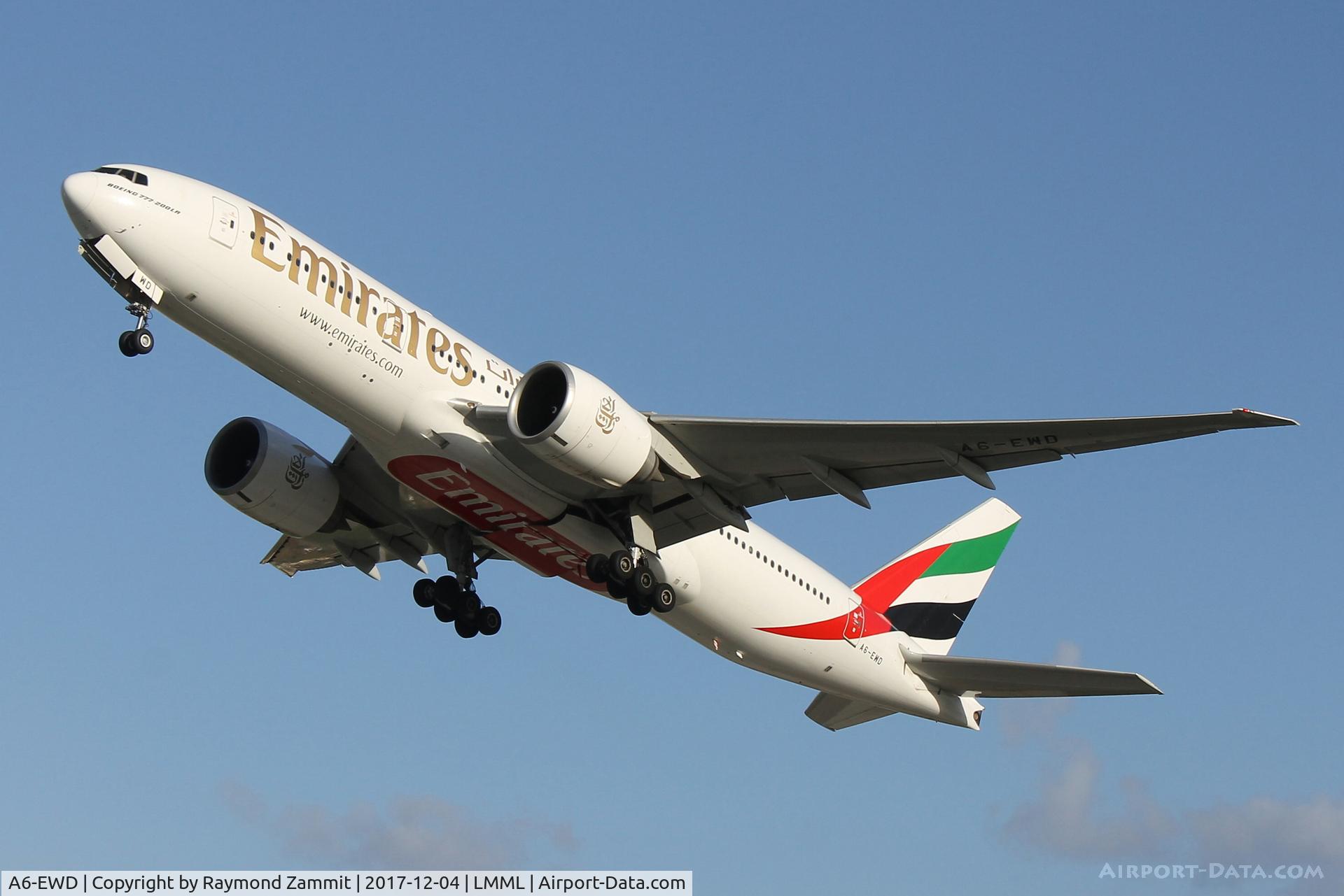 A6-EWD, 2007 Boeing 777-21H/LR C/N 35577, B777 A6-EWD Emirates Airlines